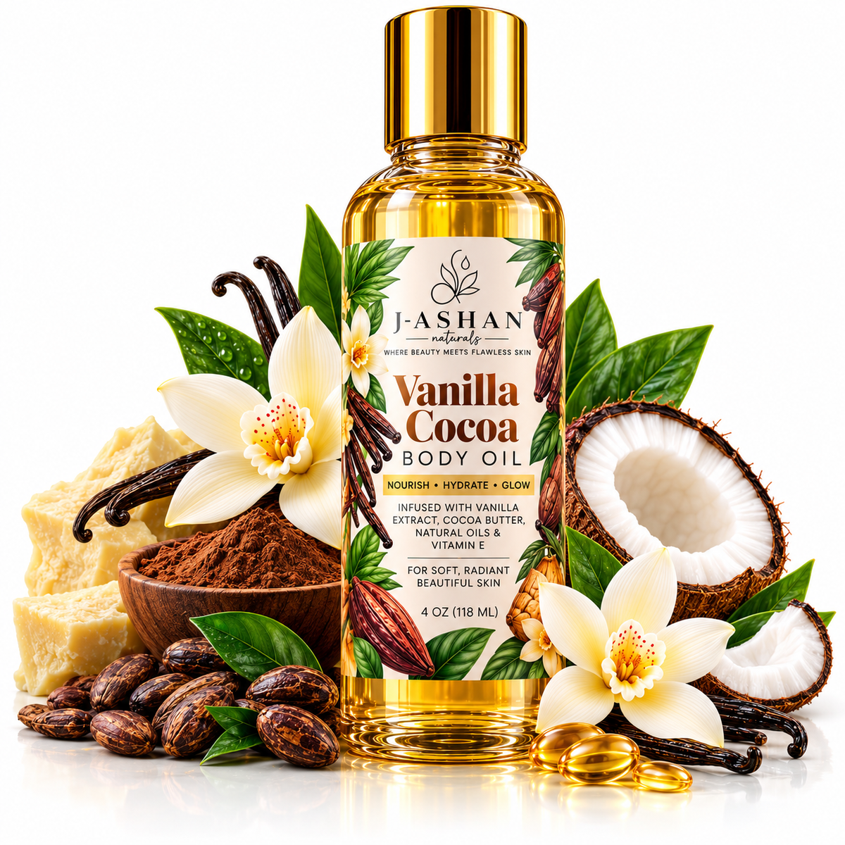Vanilla Cocoa Body Oil