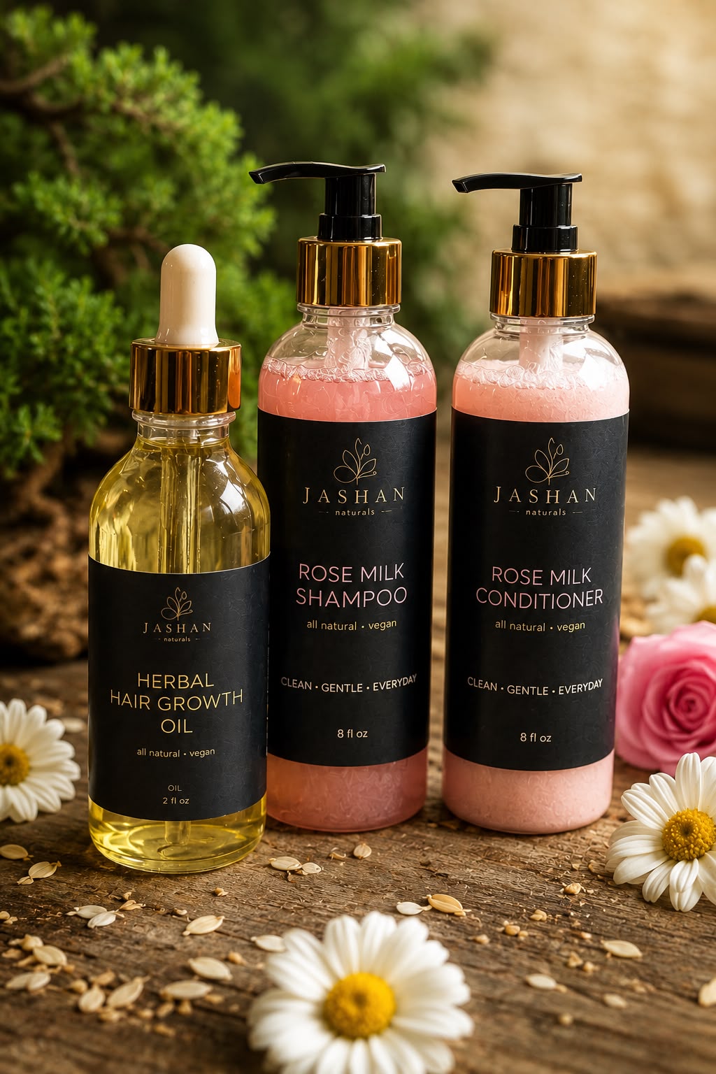 Rose Milk Hair Care Kit
